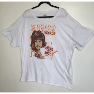 Aretha Franklin Tshirt Top XXL Perryscope 2024 Estate Queen Of Soul Adult